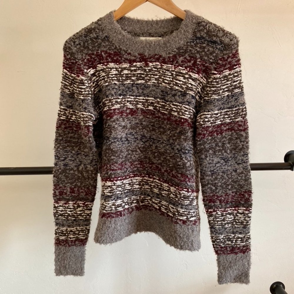NEW! Abercrombie & Fitch Short Stripped Sweater S